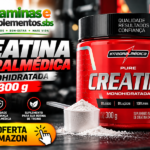 Creatina monohidratada Integralmédica de 300 g para suplementação esportiva.